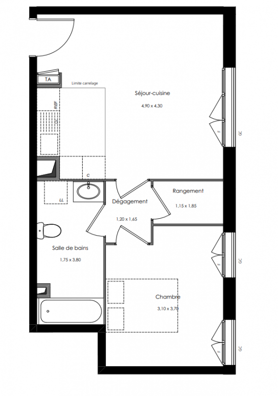 Plan du lot