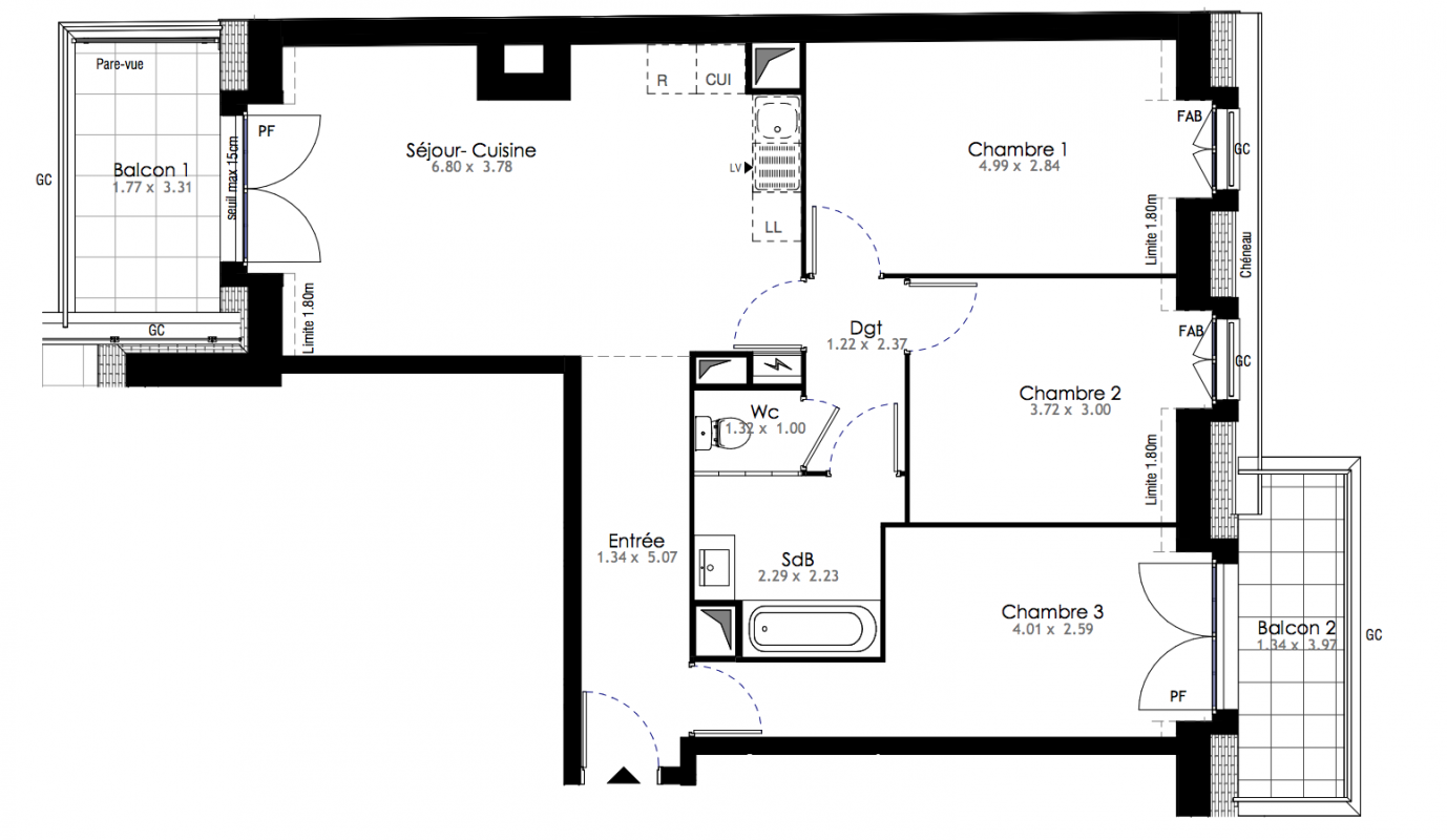 Plan du lot