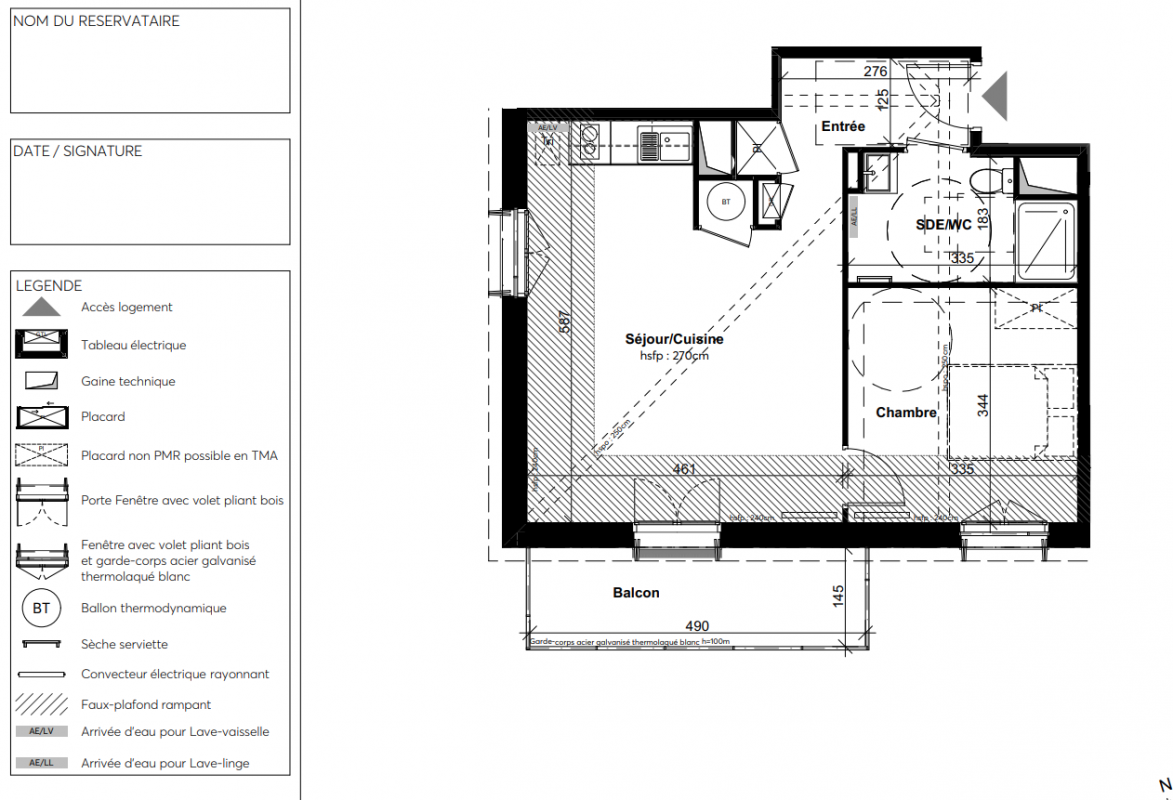 Plan du lot