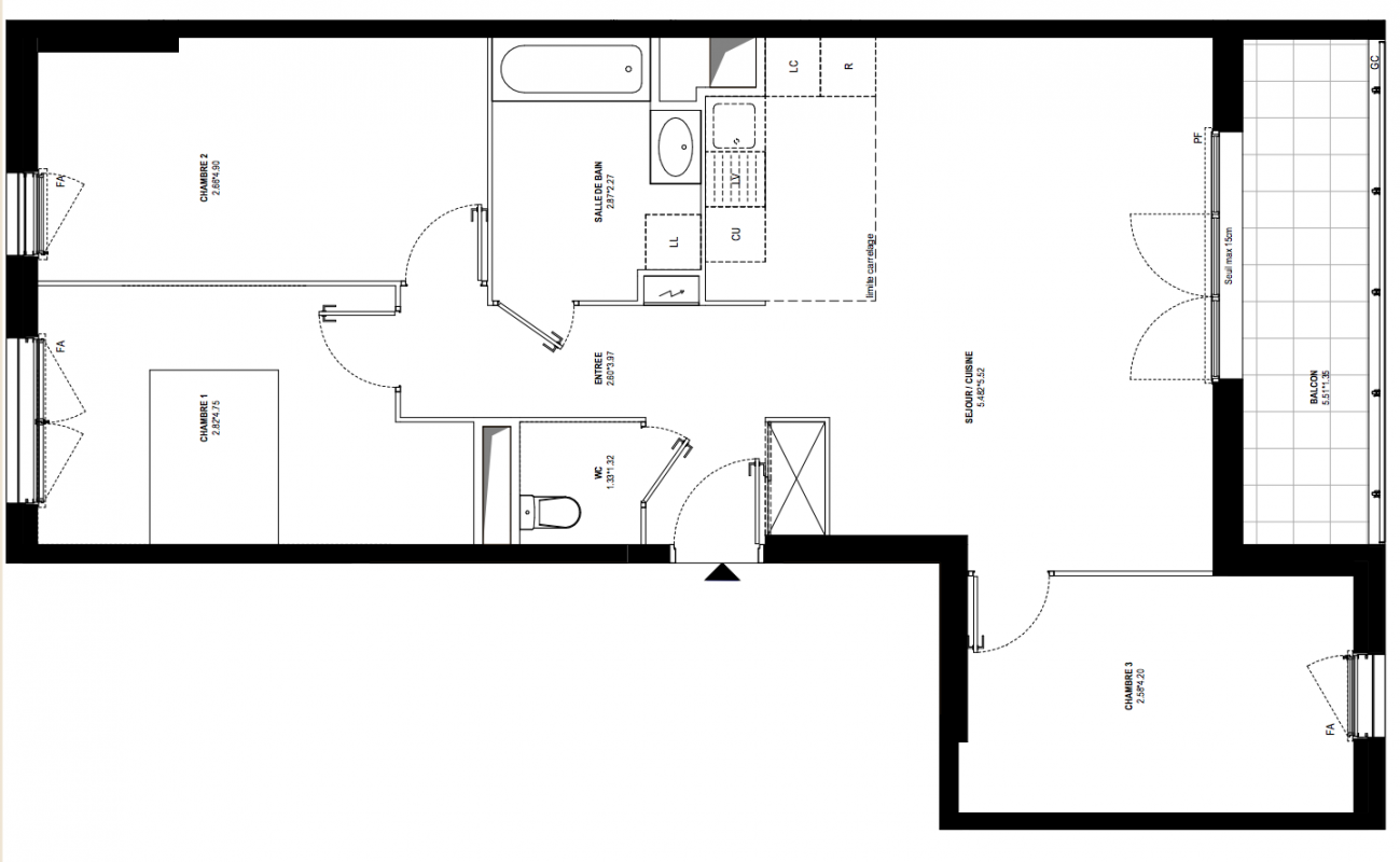 Plan du lot