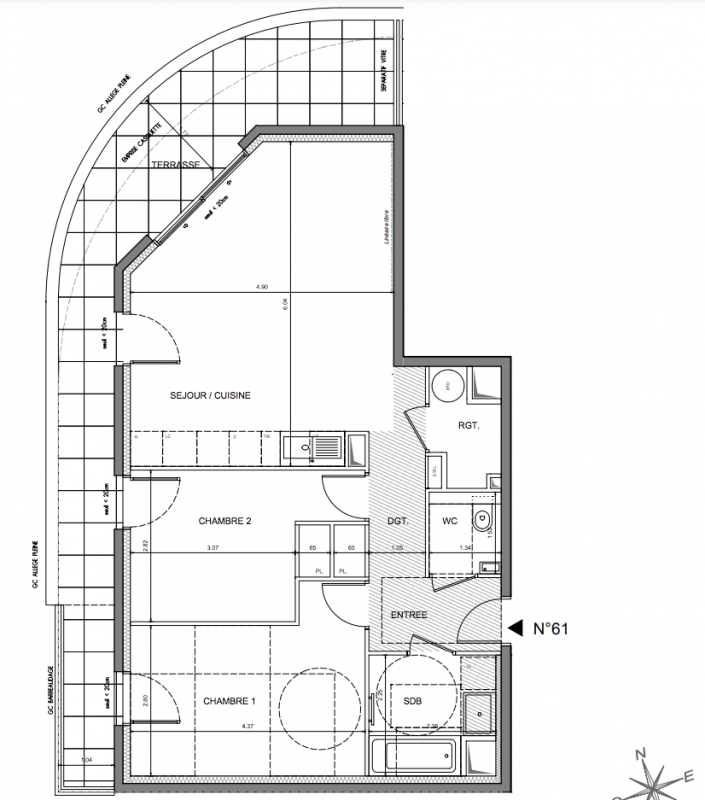 Plan du lot