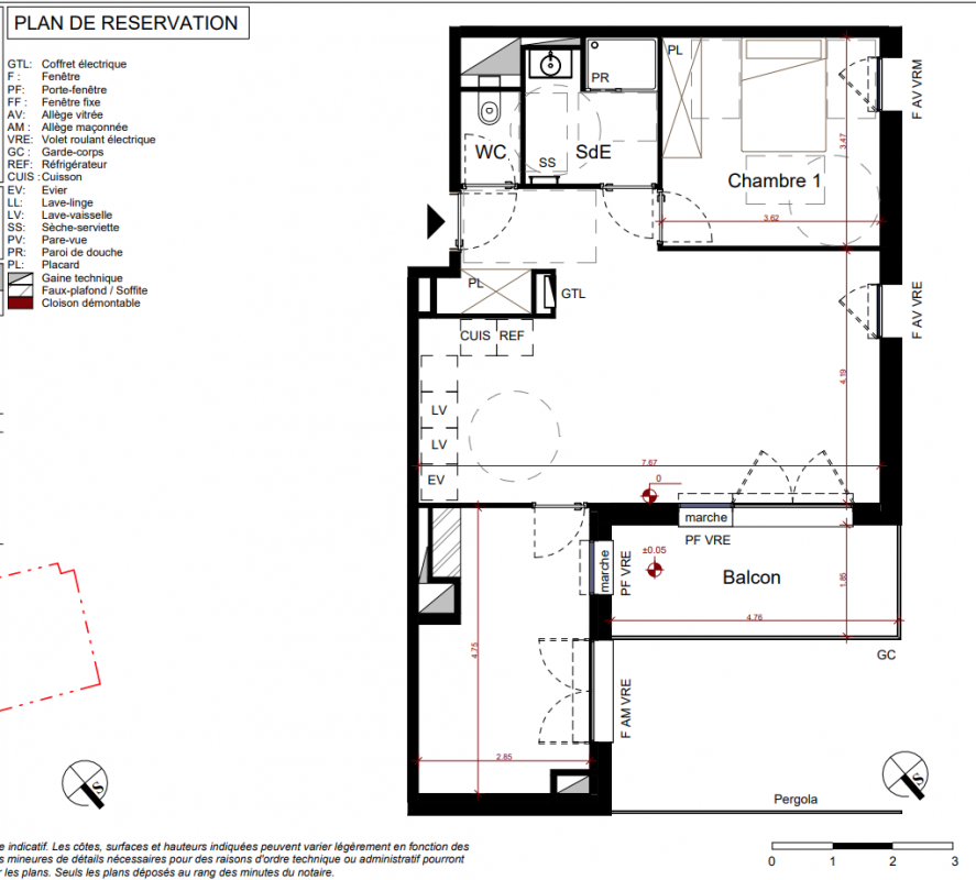 Plan du lot