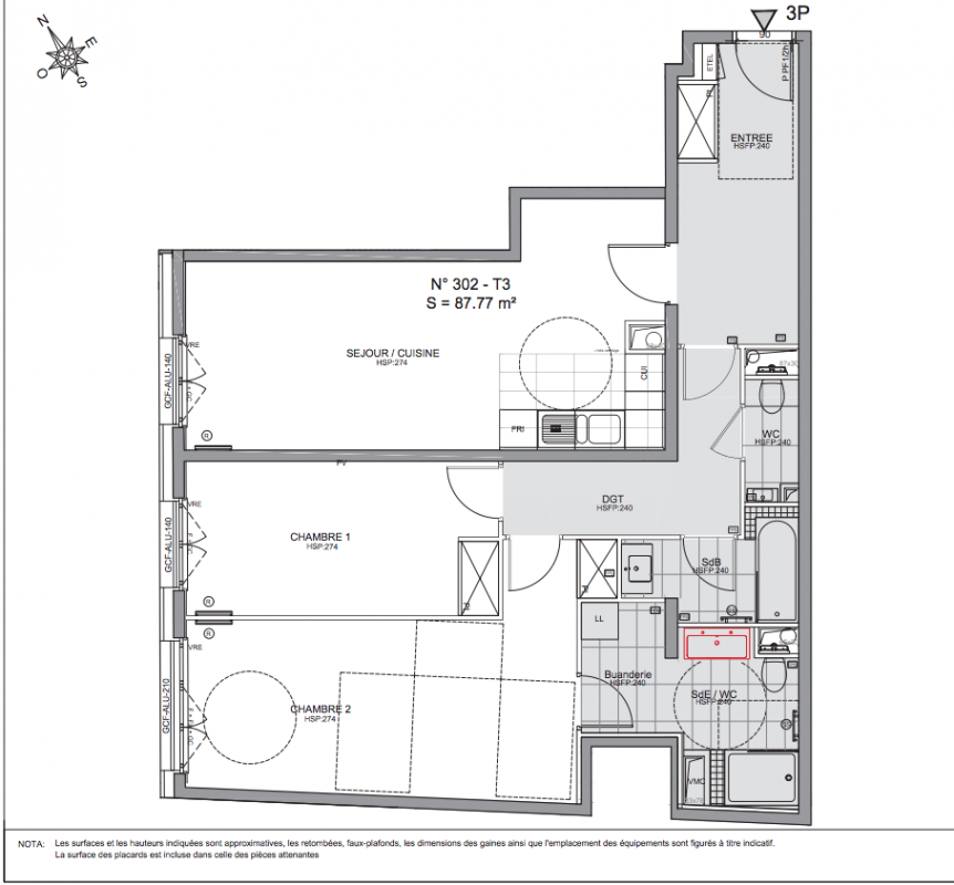 Plan du lot