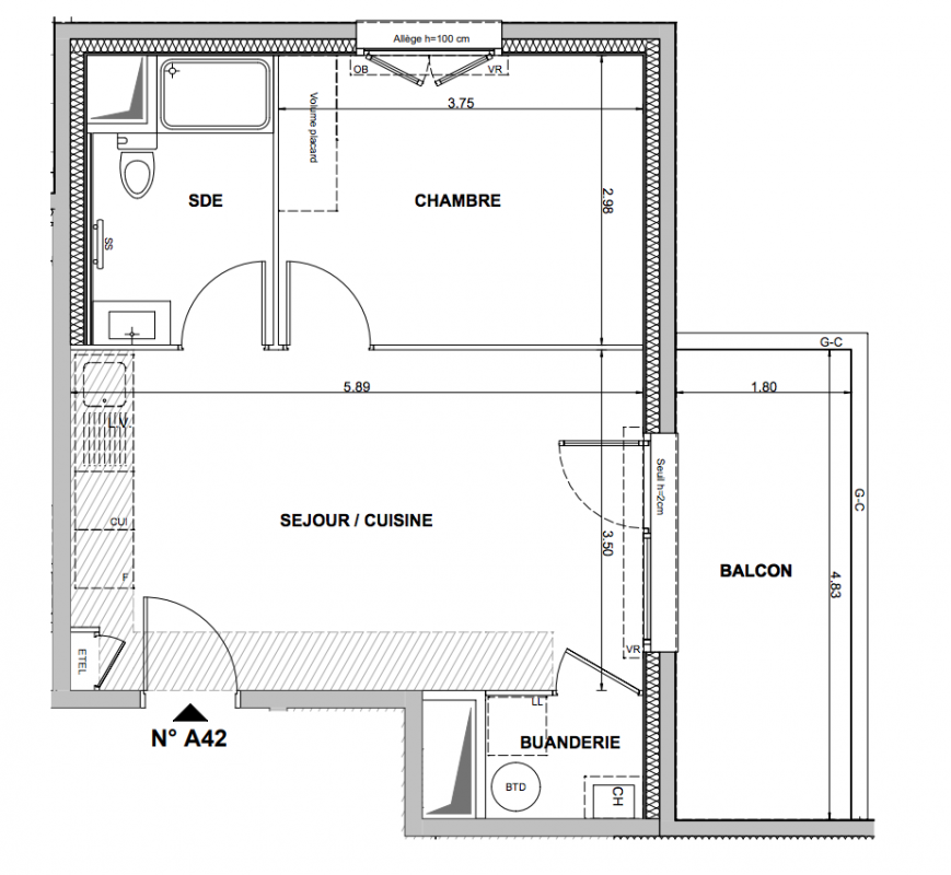 Plan du lot