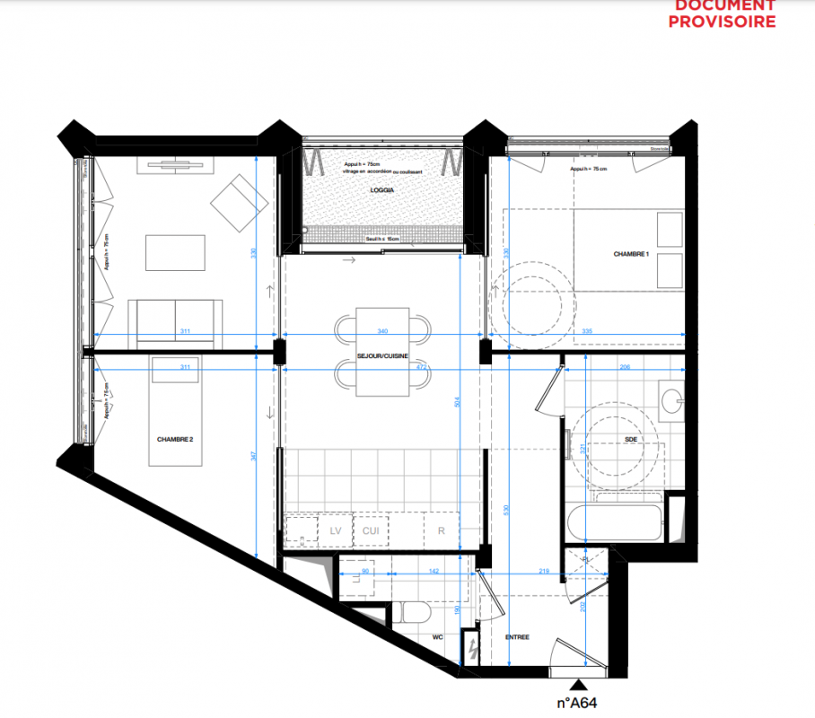 Plan du lot