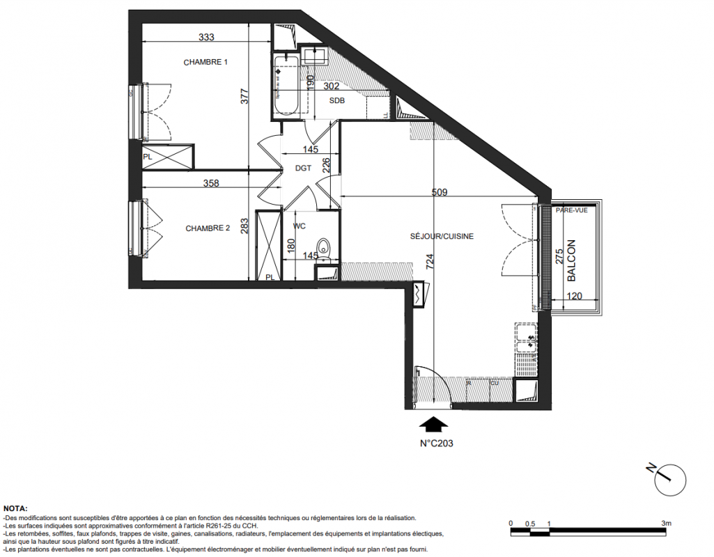 Plan du lot