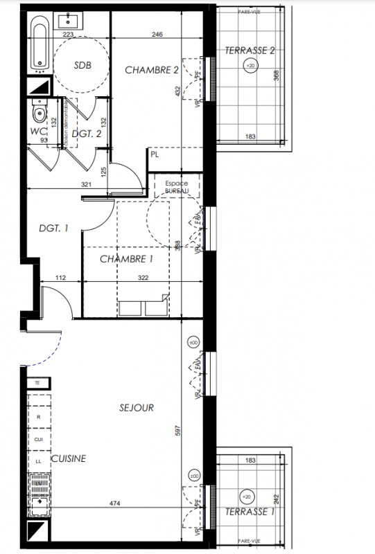 Plan du lot