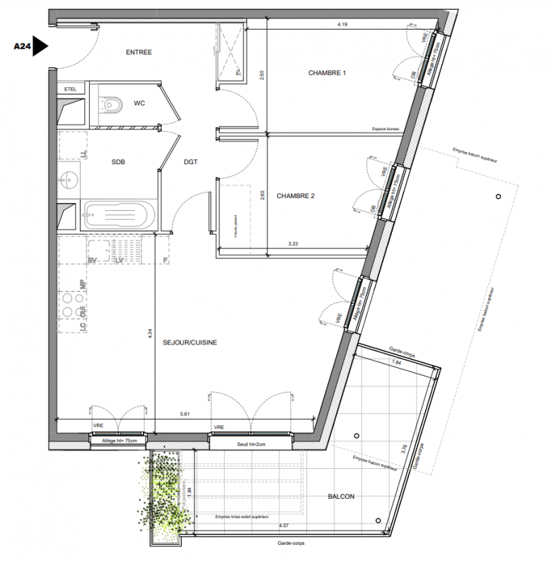 Plan du lot