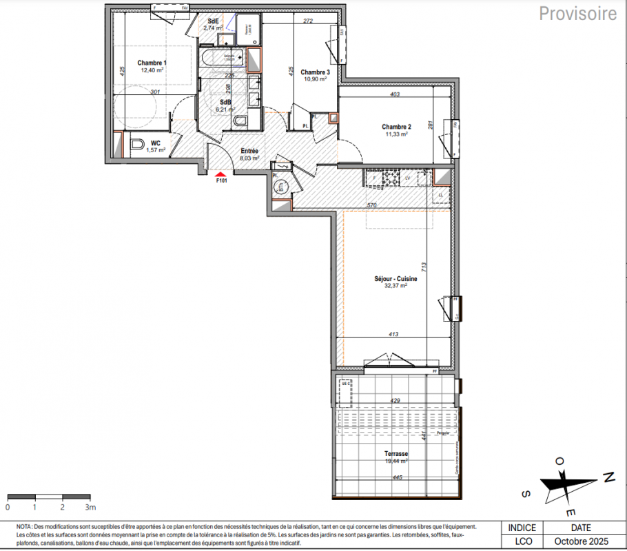 Plan du lot