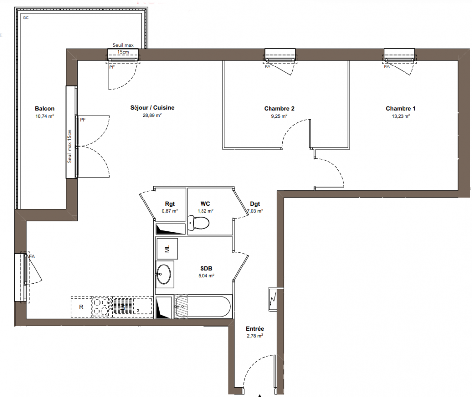 Plan du lot