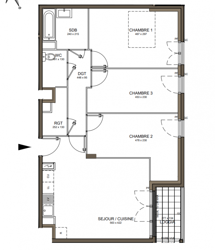 Plan du lot