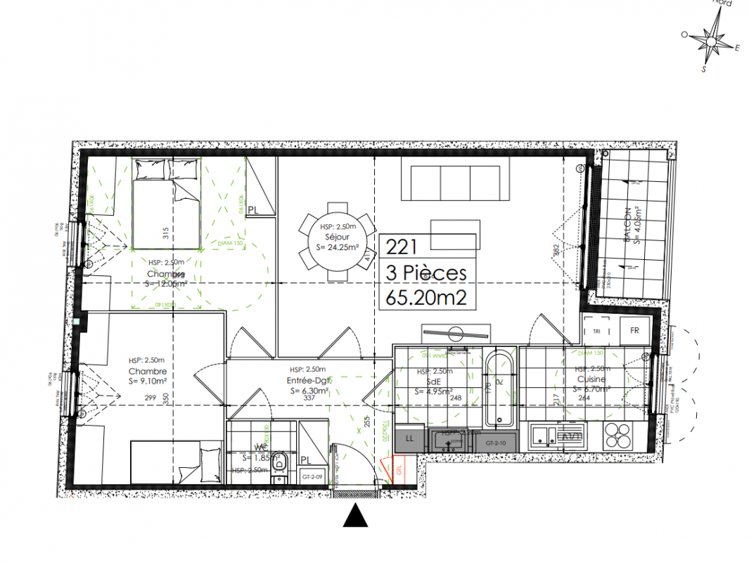 Plan du lot