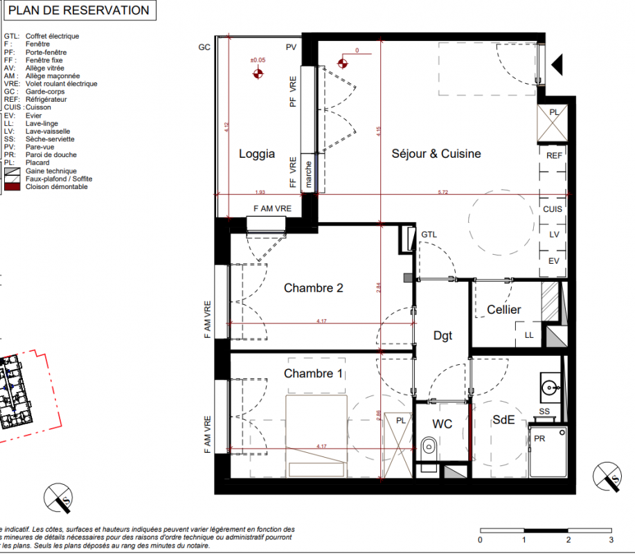 Plan du lot