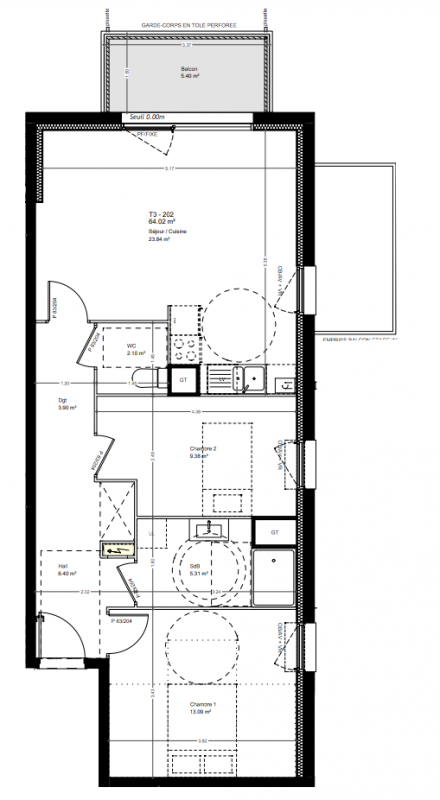 Plan du lot