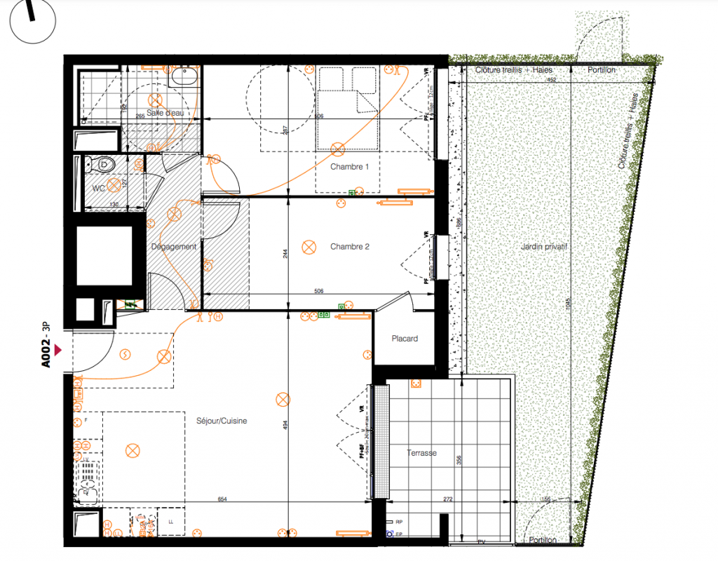Plan du lot