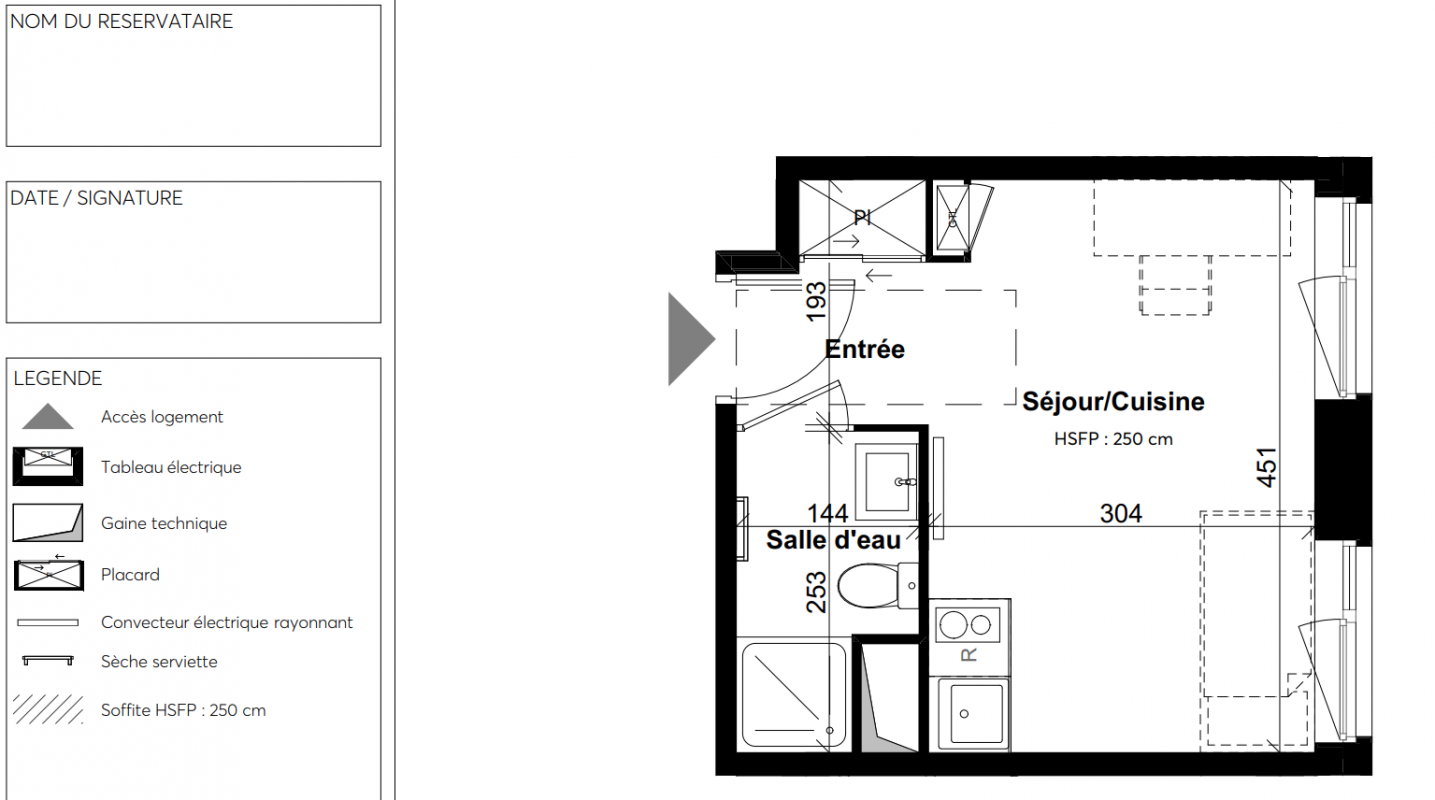 Plan du lot