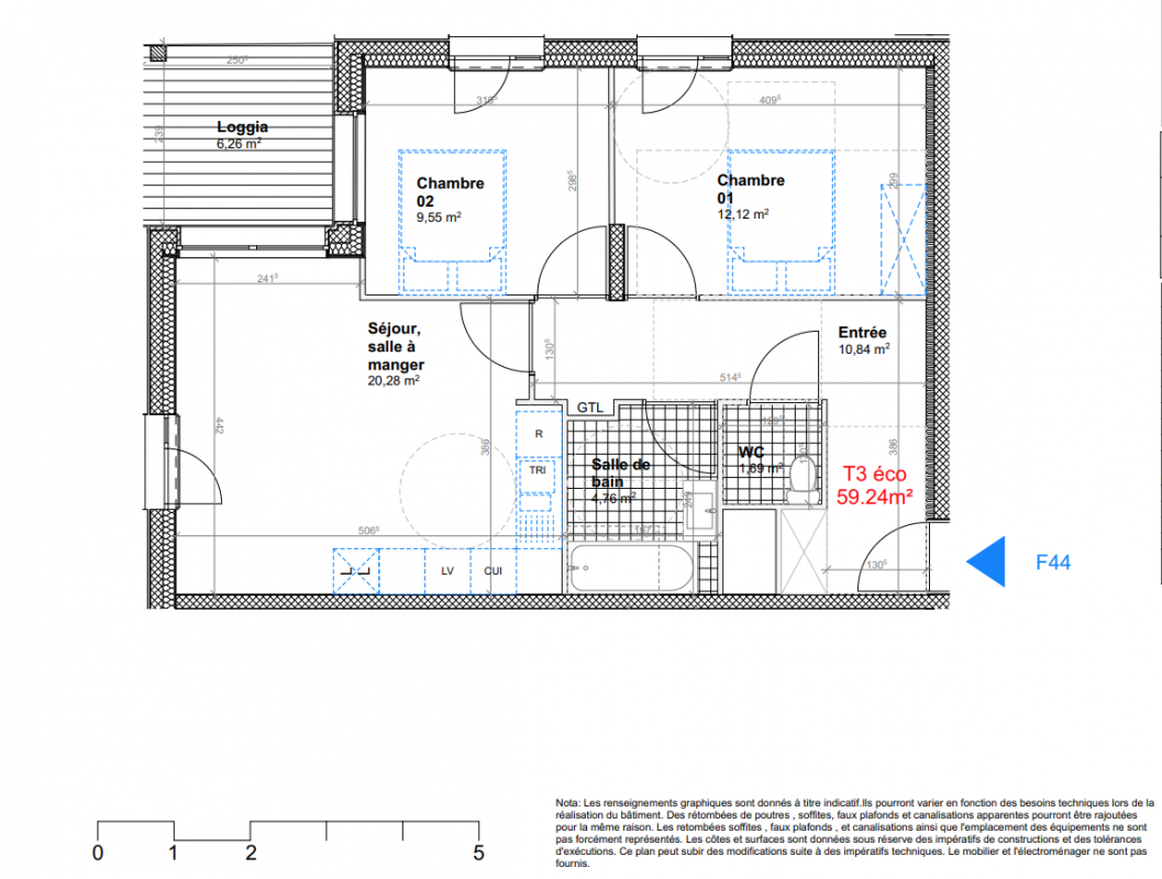 Plan du lot
