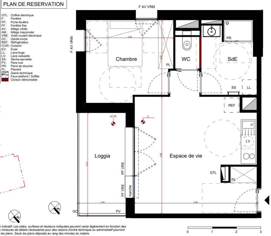Plan du lot