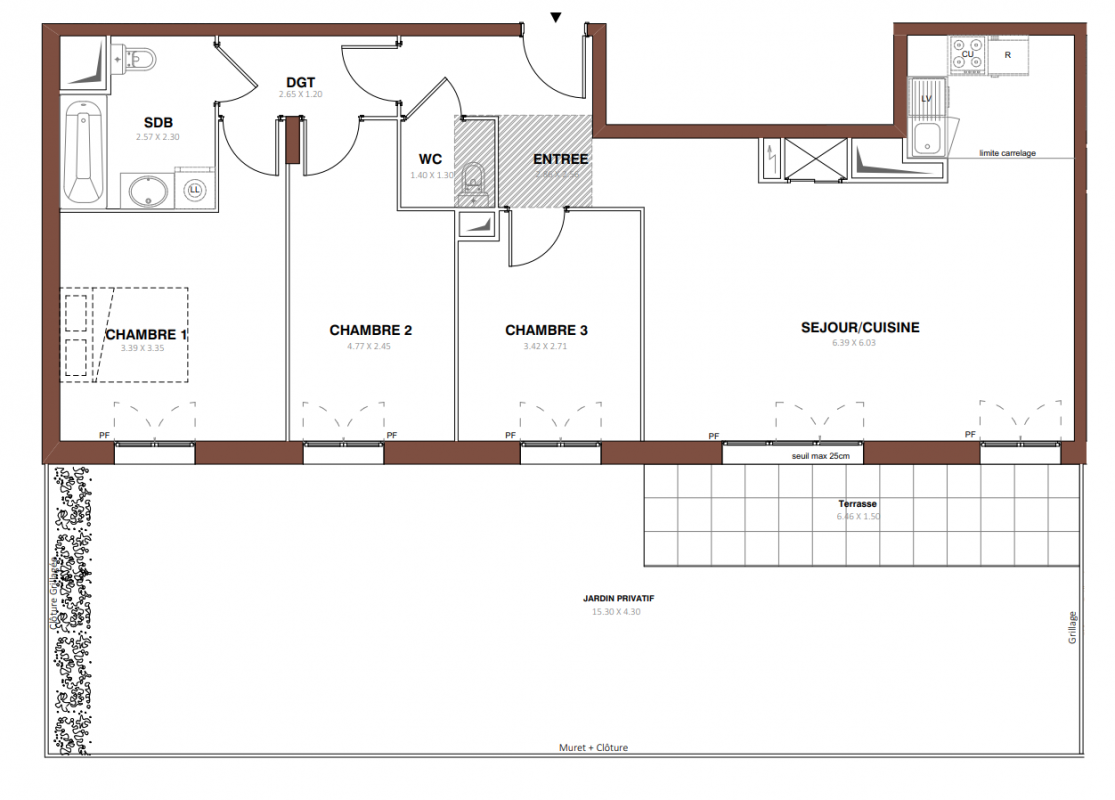 Plan du lot