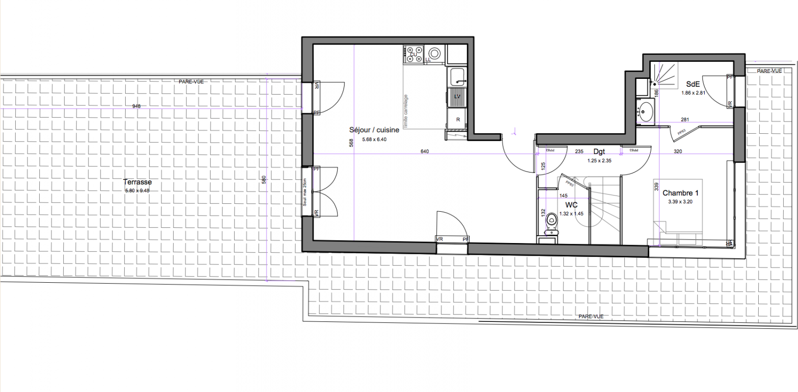 Plan du lot