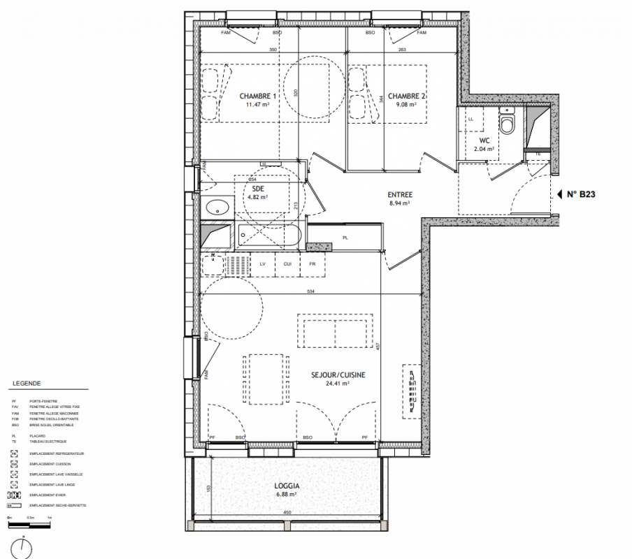 Plan du lot