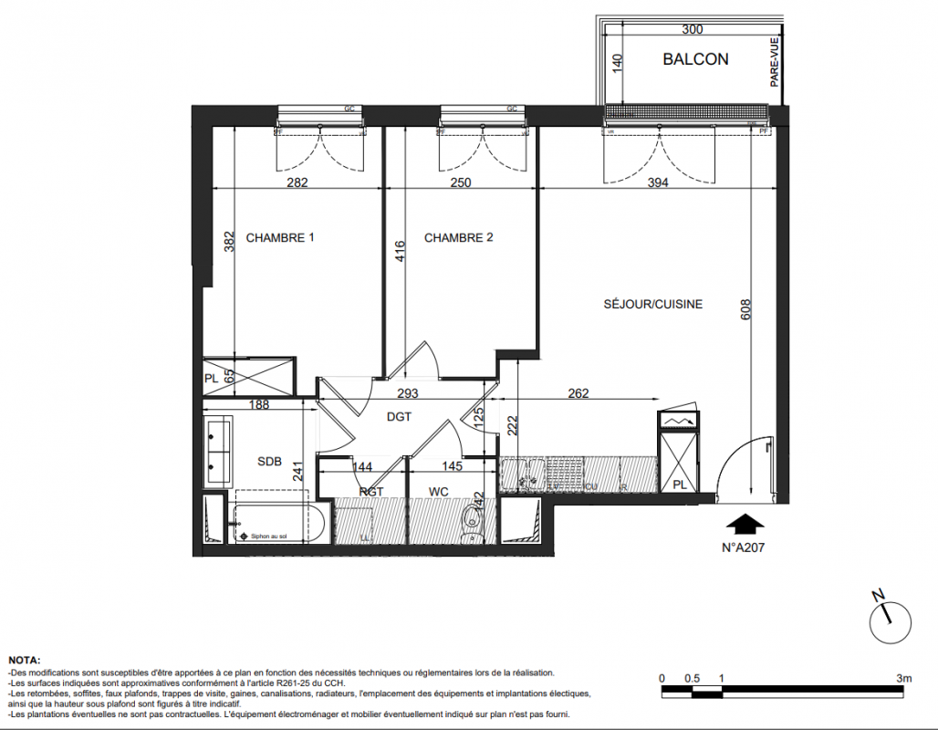 Plan du lot