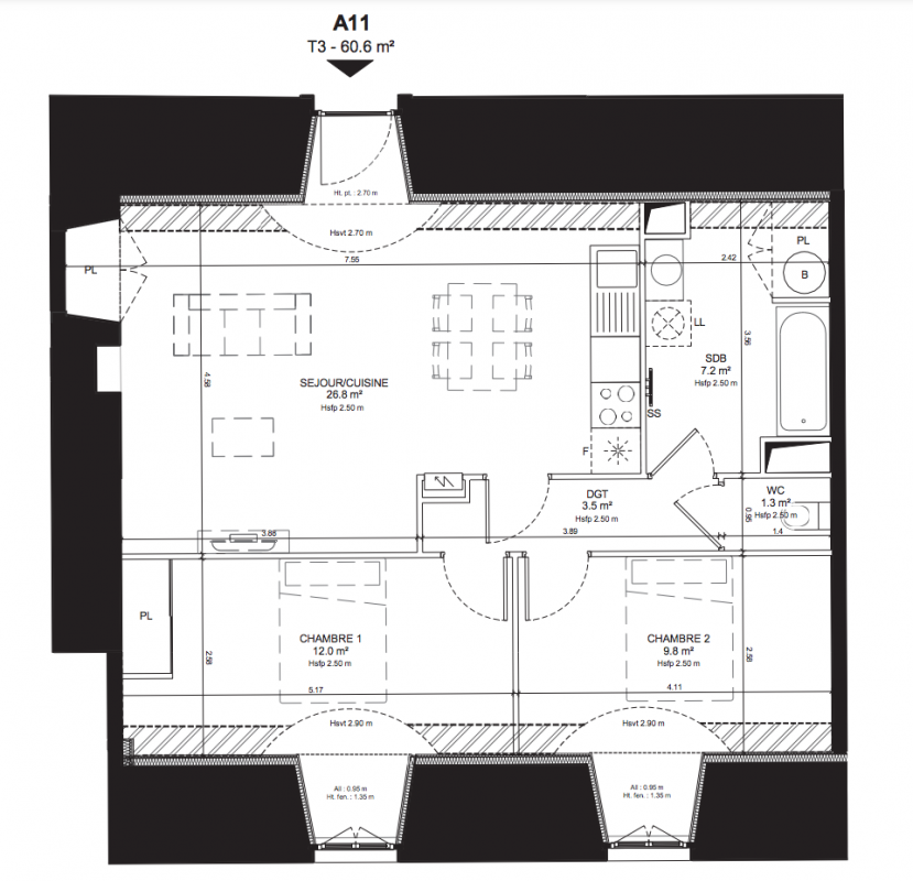 Plan du lot