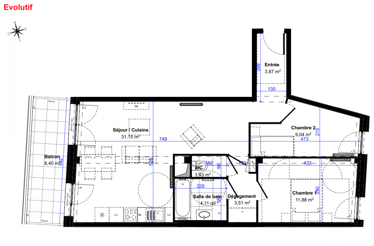 Plan du lot