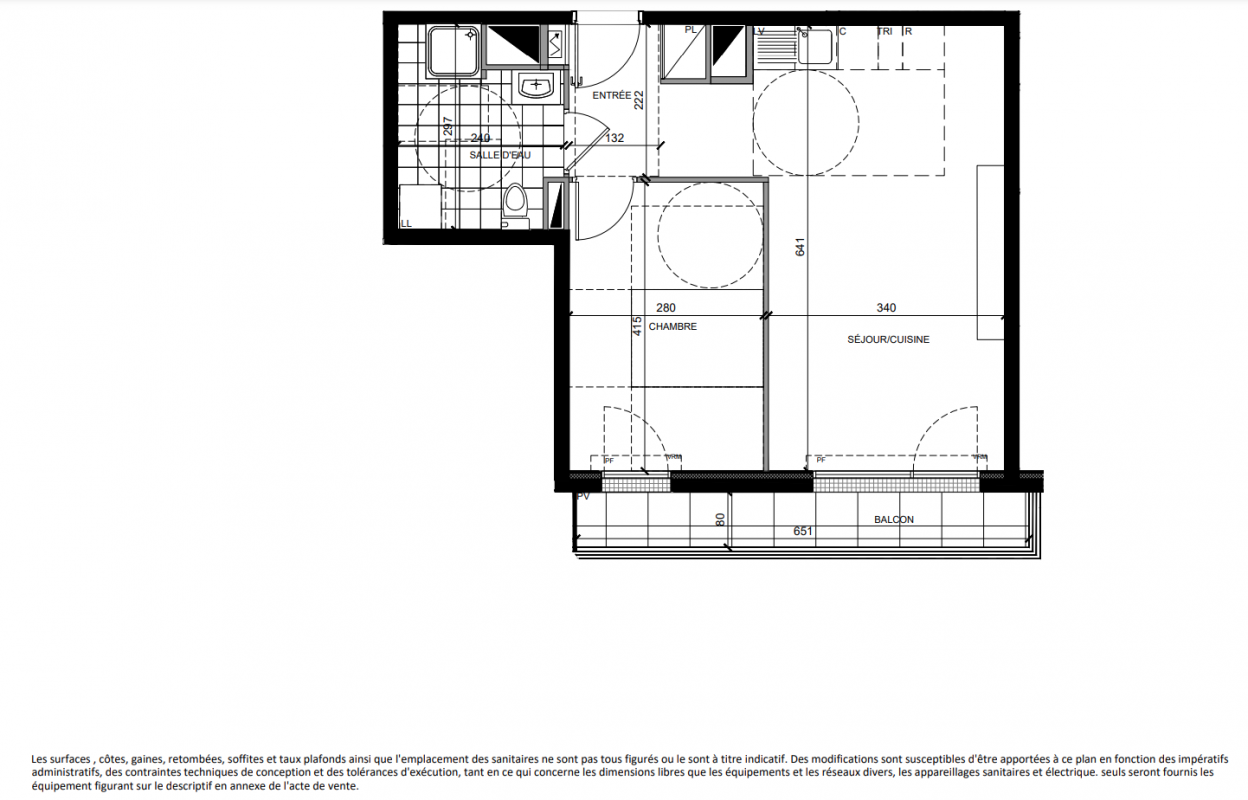 Plan du lot