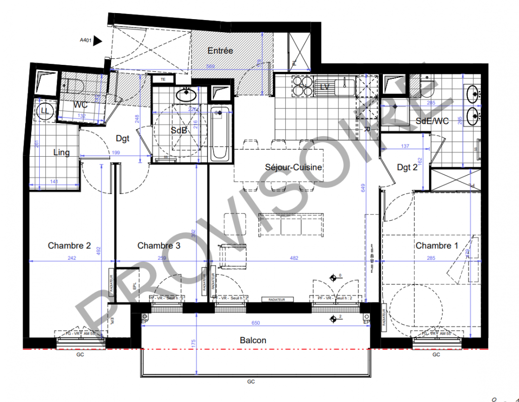 Plan du lot