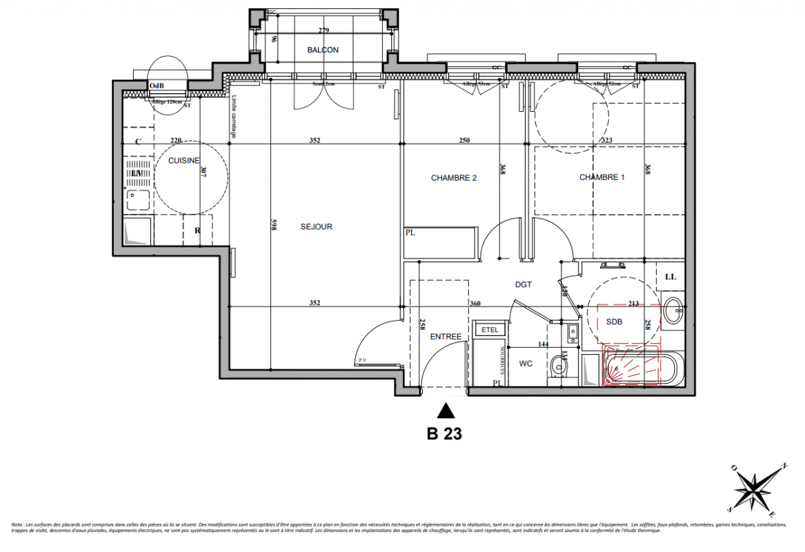 Plan du lot