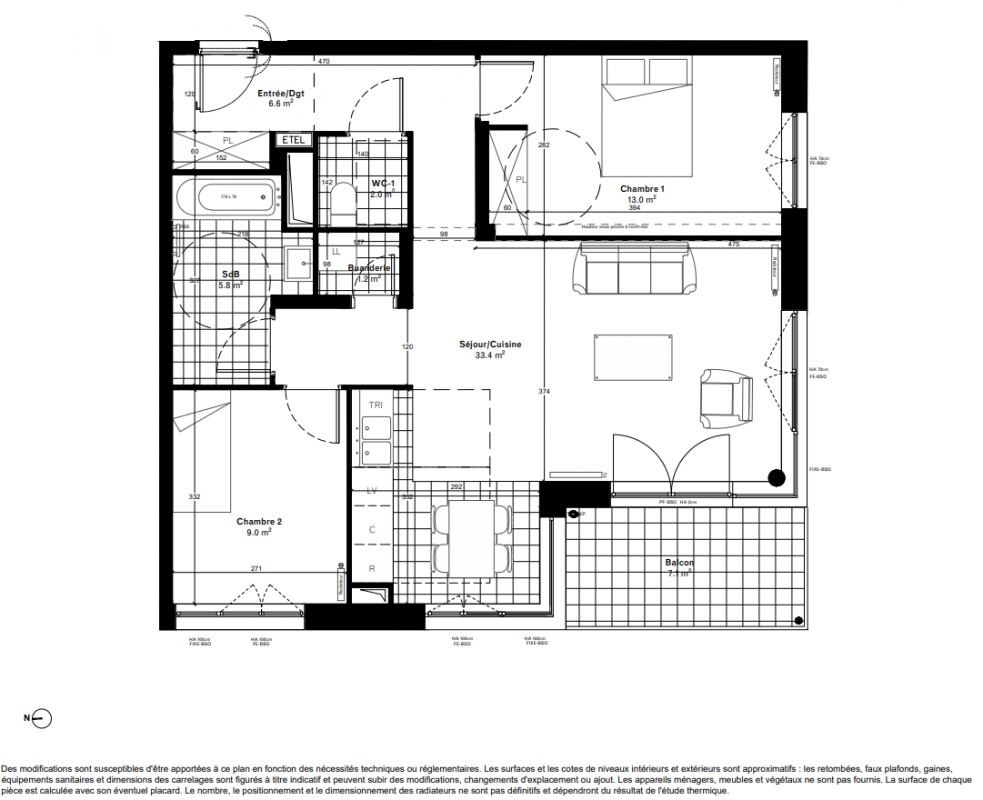 Plan du lot