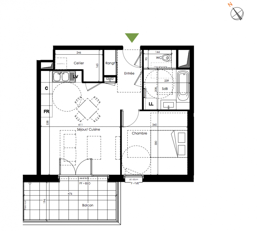 Plan du lot