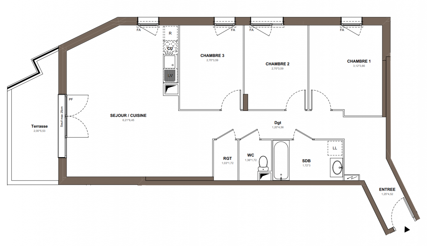 Plan du lot