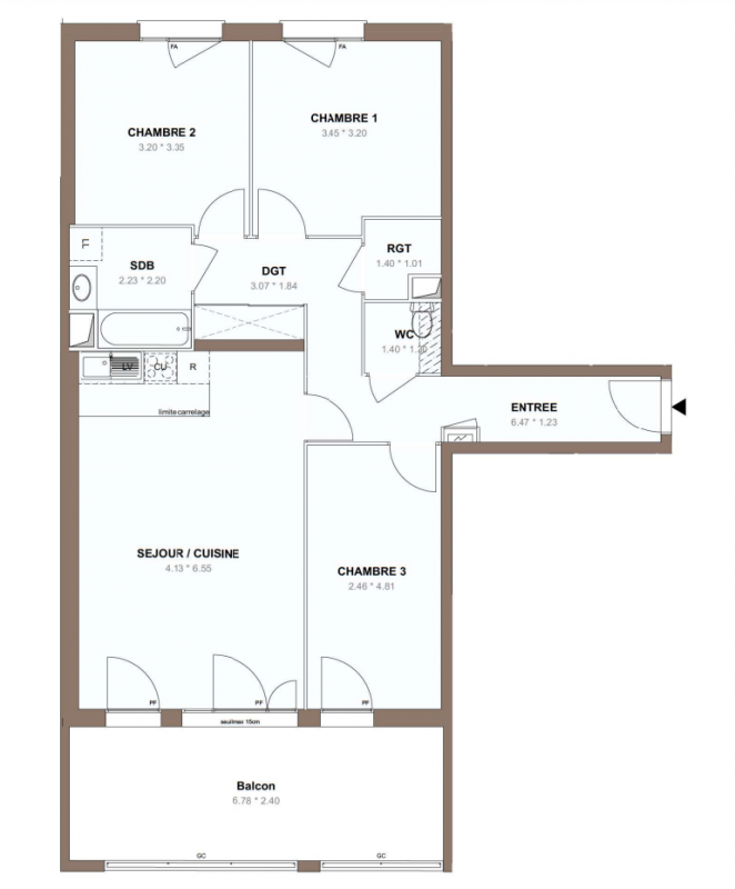 Plan du lot
