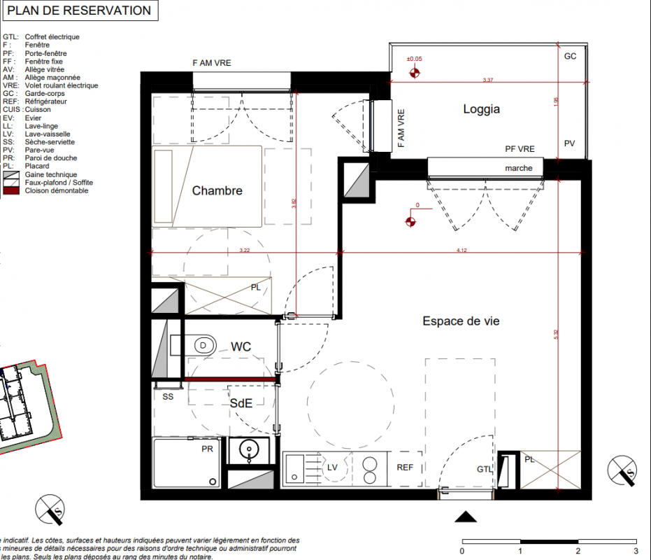 Plan du lot