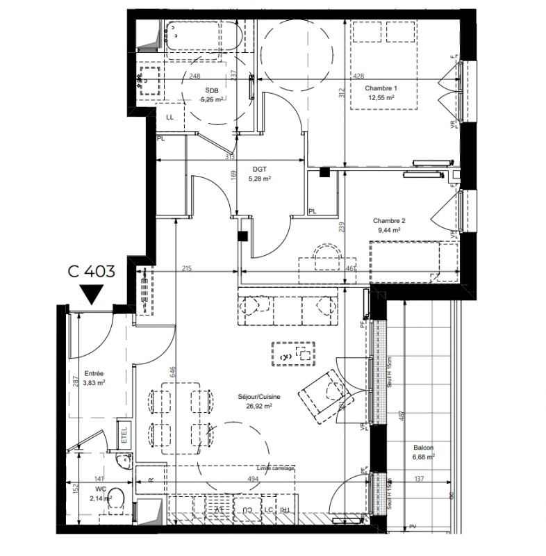 Plan du lot