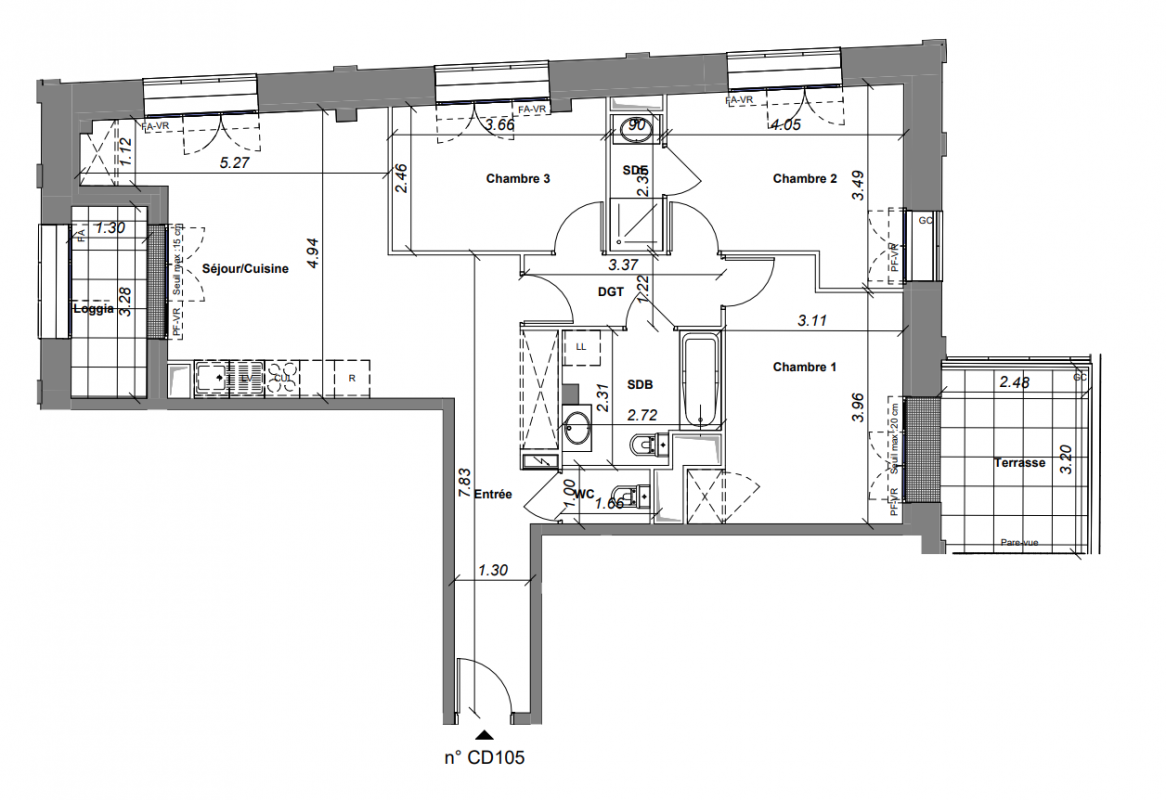 Plan du lot