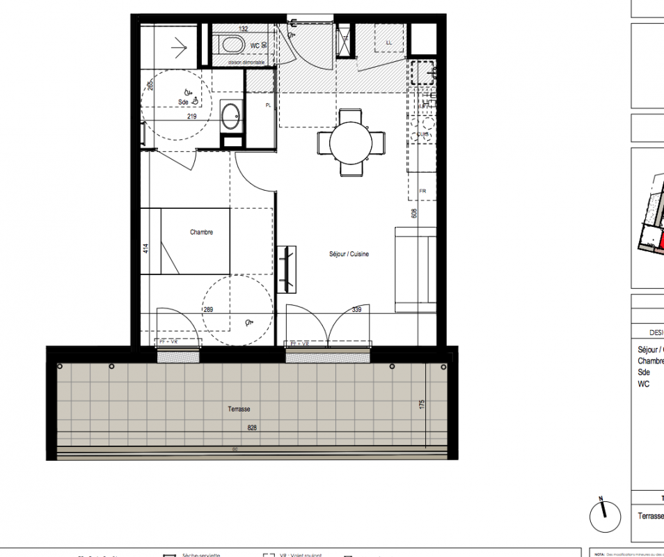 Plan du lot