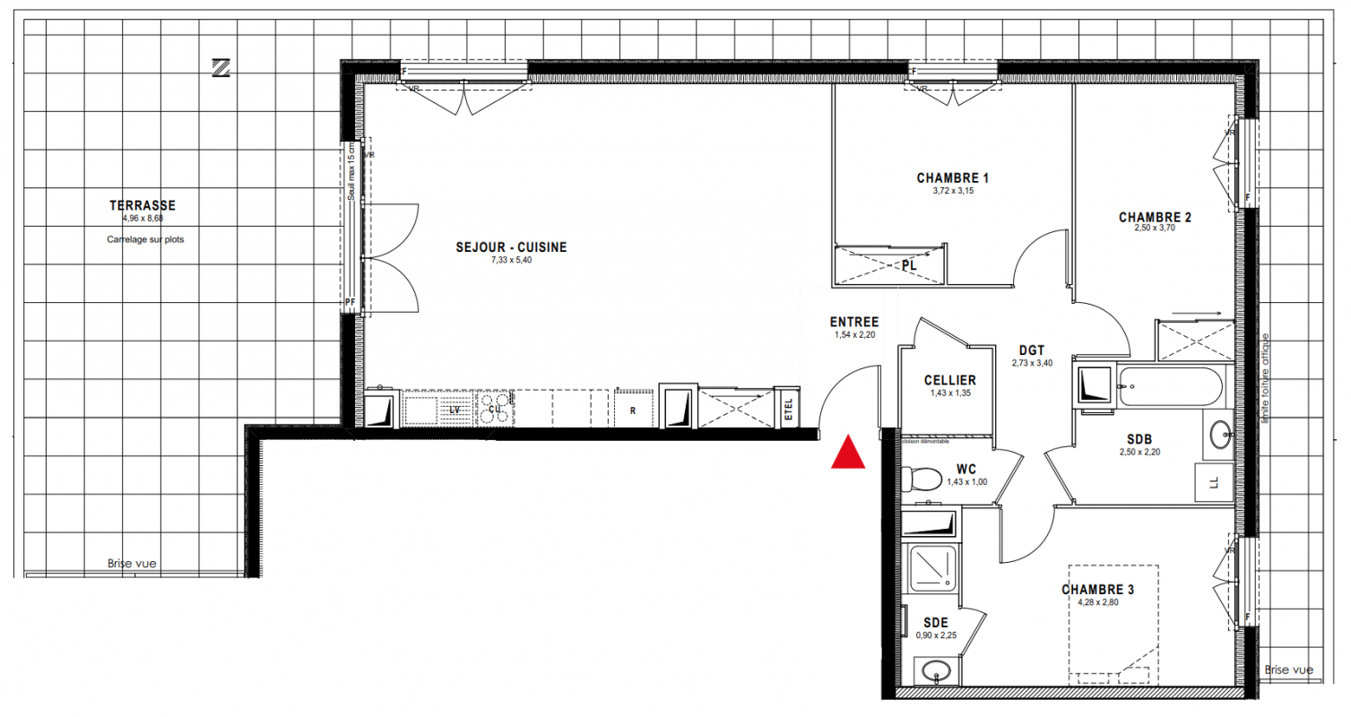 Plan du lot