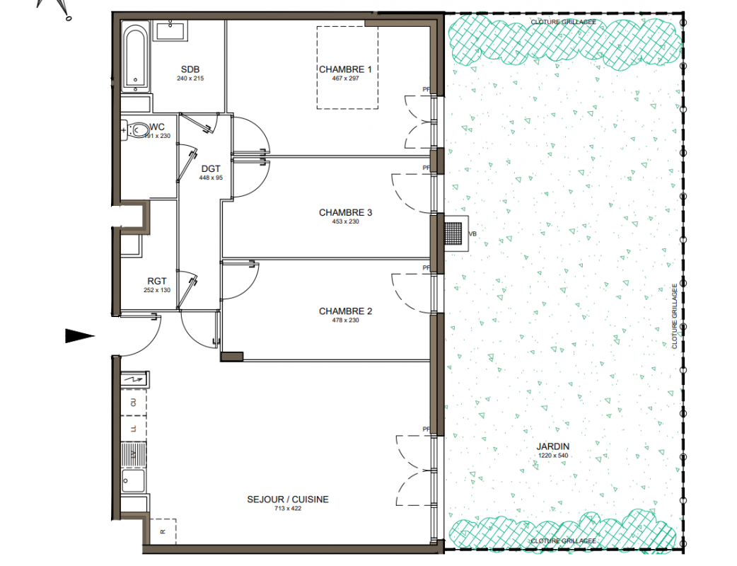 Plan du lot