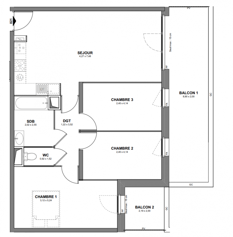 Plan du lot