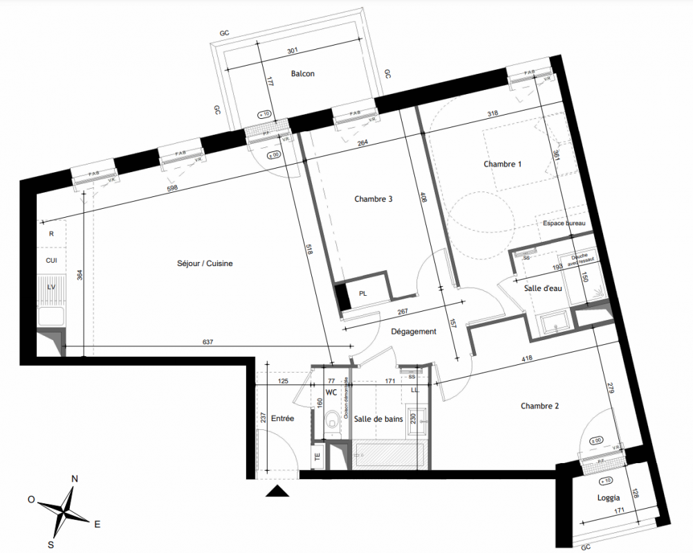 Plan du lot