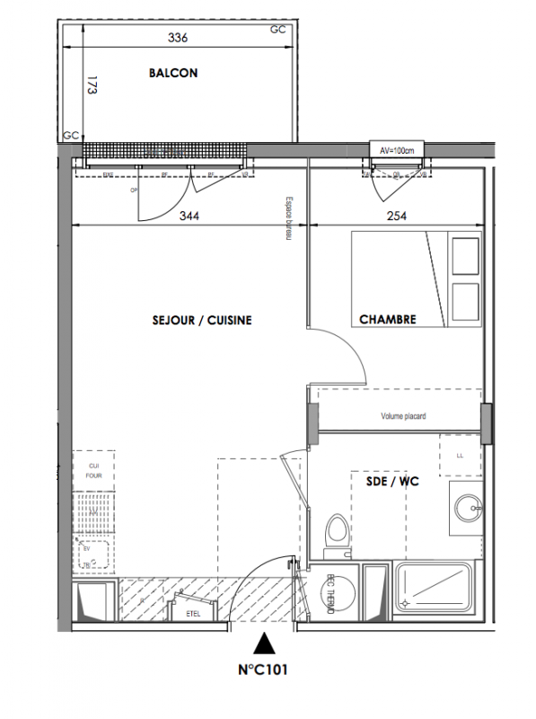 Plan du lot