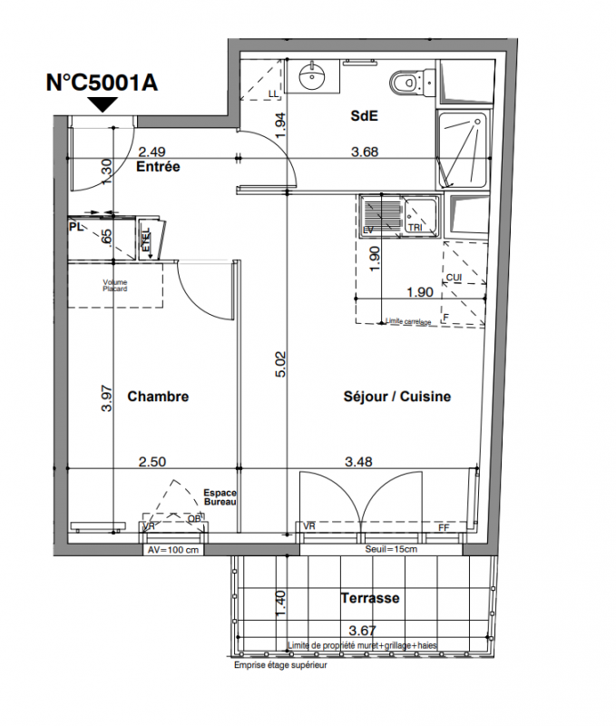 Plan du lot
