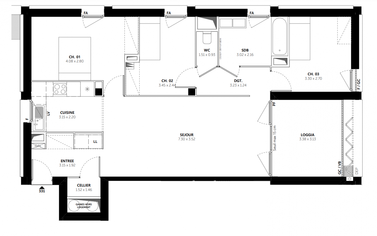Plan du lot