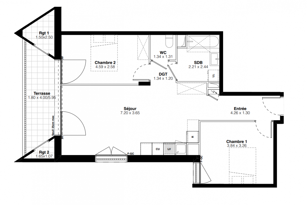 Plan du lot