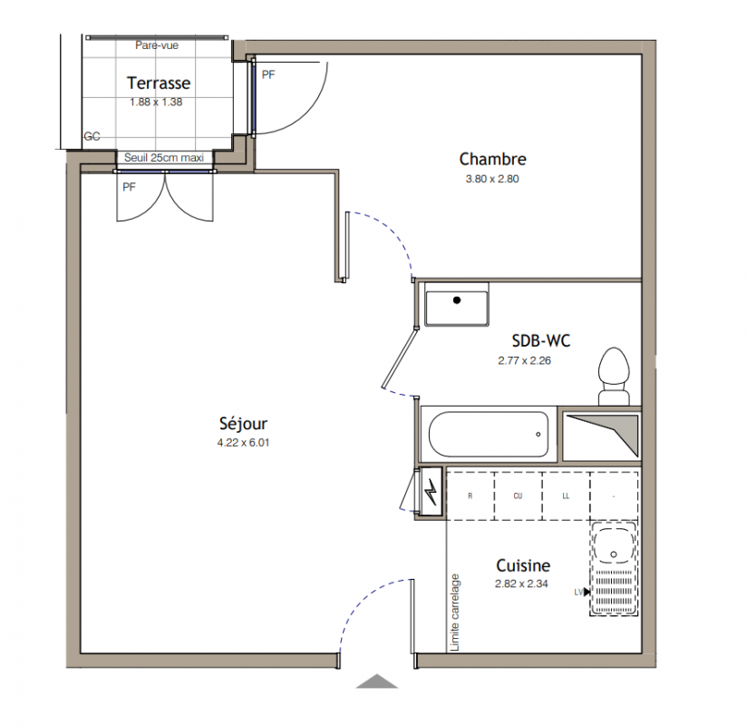 Plan du lot