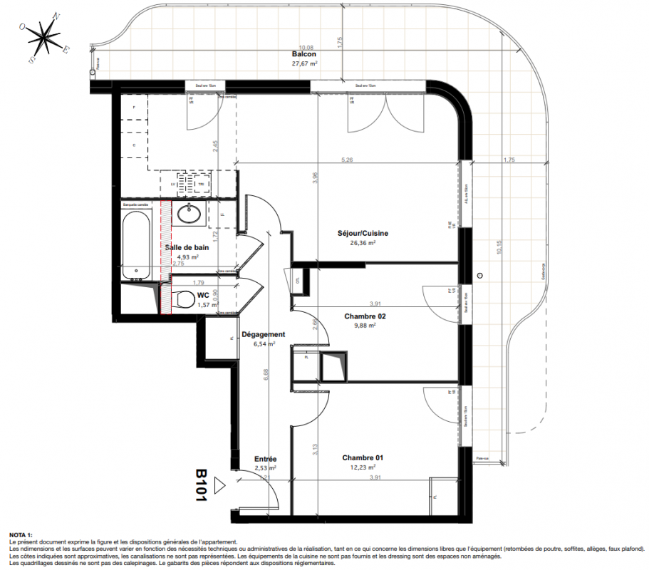 Plan du lot