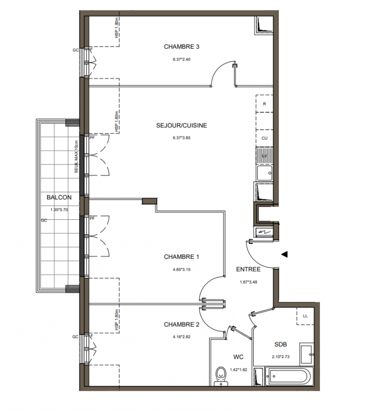 Plan du lot